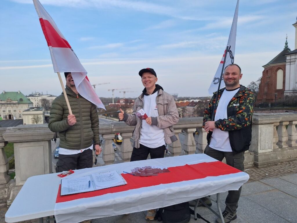 Беларусы Варшавы стварылі  прафсаюз «Еднасць»